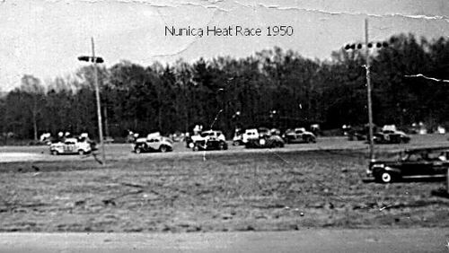 Nunica Speedway - HEAT RACE 1950 FROM JERRY